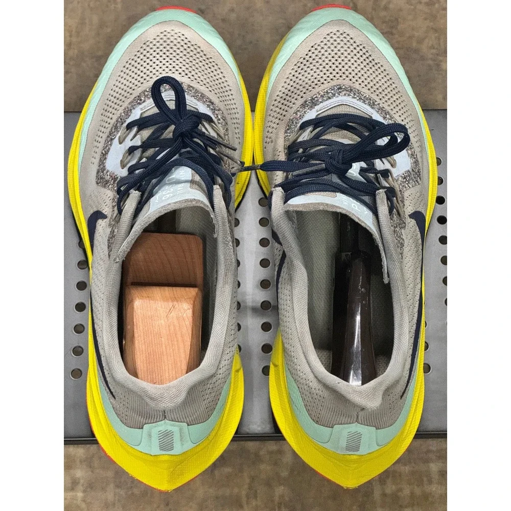Nike Air Zoom Pegasus 36 Trail Mens 12 Blue Grey Trail Runners Cushioned